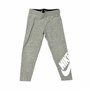 NWOT- Nike Kids Heather Gray 7/8 Leggings
